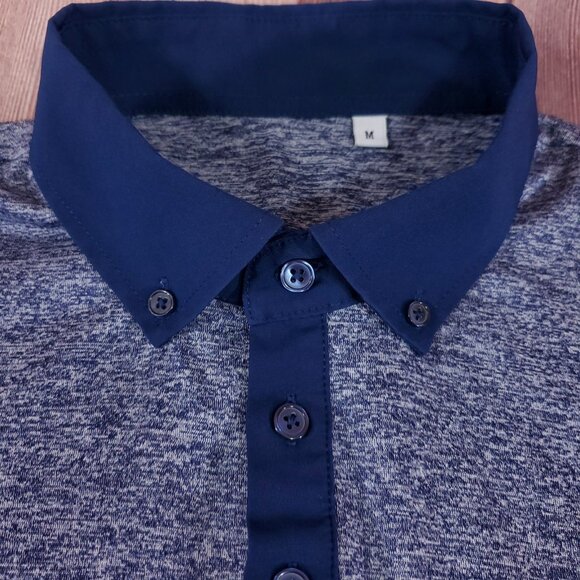 State Liberty Mens Medium Athletic Fit Performance Tech 4 Way Stretch Polo Shirt - Picture 6 of 14